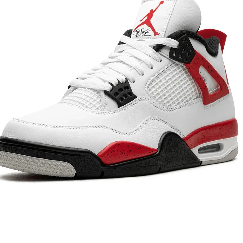 Cement' Jordan Air 4 Retro 'Red 0619